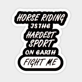 Horses Riding Girls Women Stable Reithof Magnet