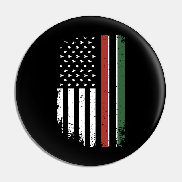 US American flag in pan african colors for black history Pin by Designzz