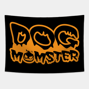 Dog Momster Halloween , Halloween Dog Mom, Dog Mama Halloween, Dog Lover Halloween, Spooky Tapestry