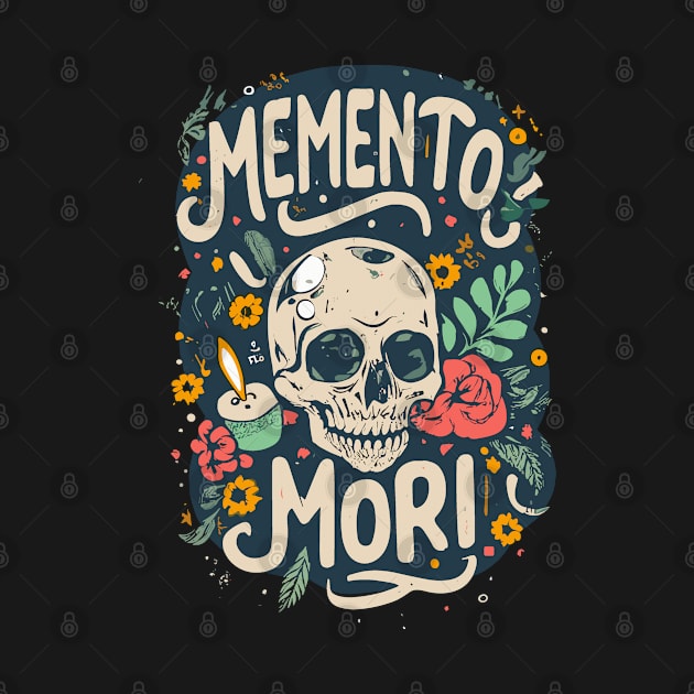 Skull and Roses Memento Mori by Mecha Design by MechaRon