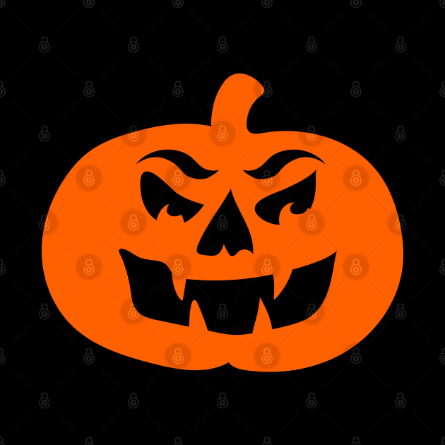 Halloween Scary Pumpkin Face by koolteas