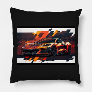 corvette c8 z06 Pillow