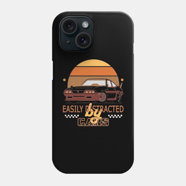 Easily distracted by cars Phone Case by TeeText
