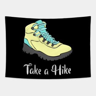 Take a Hike HIking Boot Tapestry