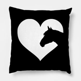 Horse Forns Who Love Horses Pillow