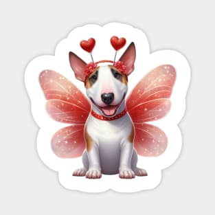 Valentine Fairy Bull Terrier Dog Magnet