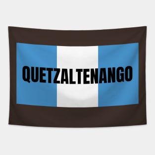 Quetzaltenango City in Guatemala Flag Colors Tapestry