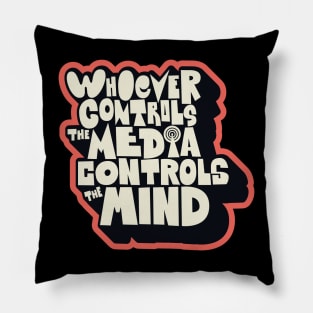 Empowering Free Thinkers - Unveil Truth with my Media Critique T-Shirt! Pillow