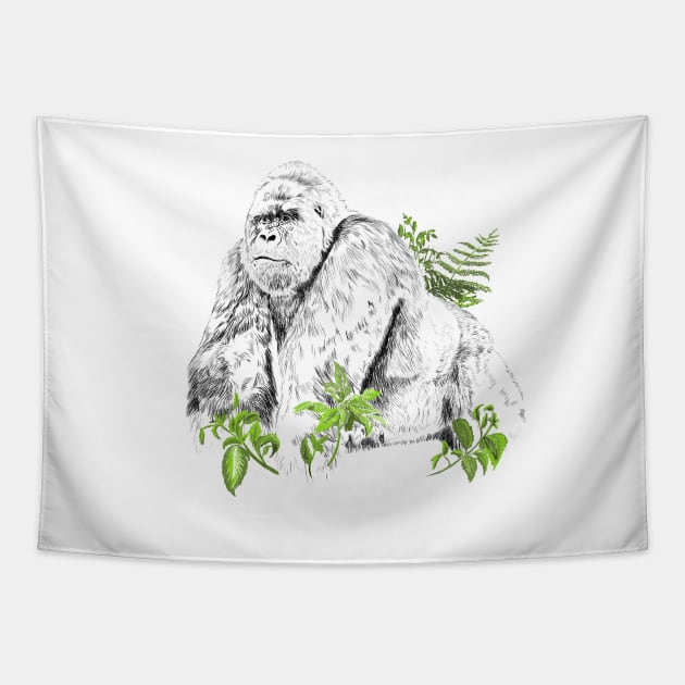 Gorilla Tapestry by sibosssr