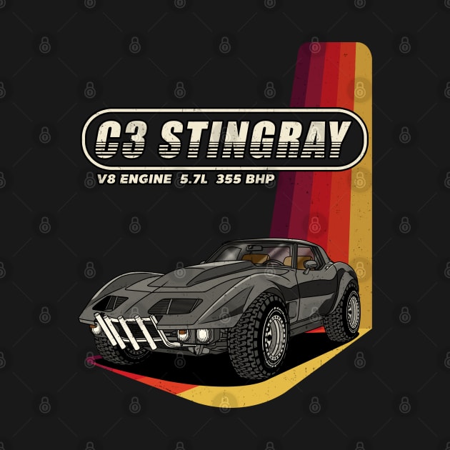 Chevy Corvette Stingray C3 Off-Road by Guyvit