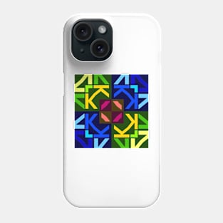 Letter K, the pattern 7 Phone Case