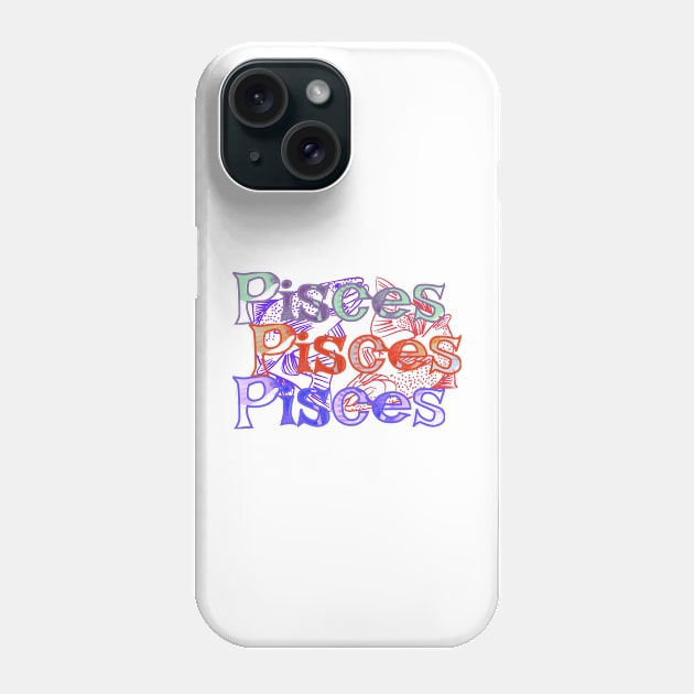 Pisces Phone Case by Mujji