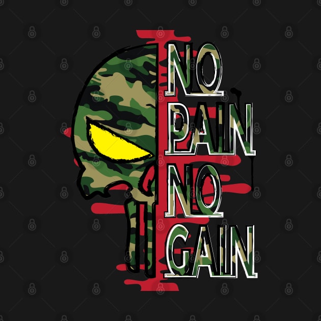 no pain no gain by Duodesign