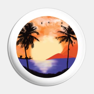 Tropic under the sun Pin