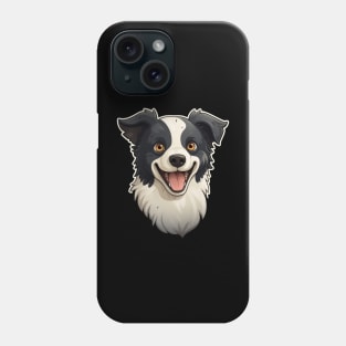 Cute Border Collie Dogs Funny Border Collie Phone Case