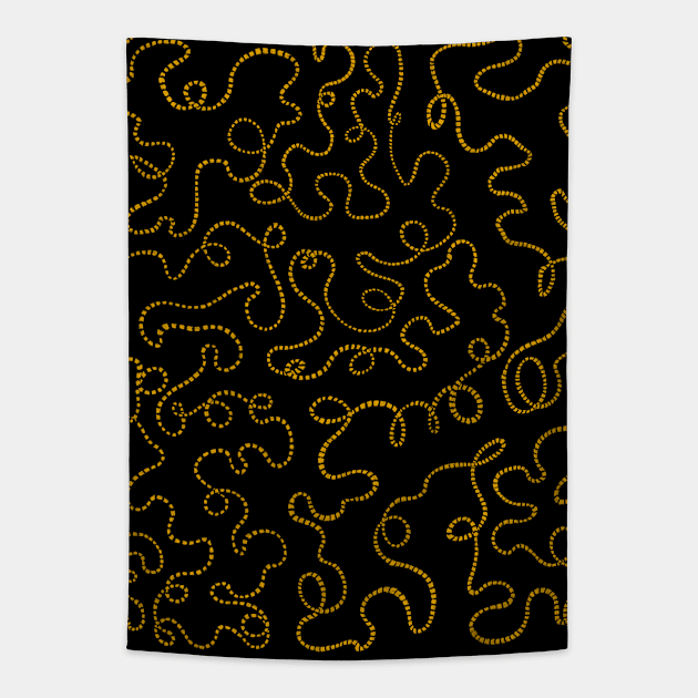 Life trail (yellow) Tapestry by ckai