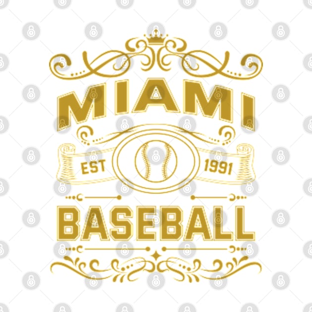 Vintage Miami Baseball by carlesclan