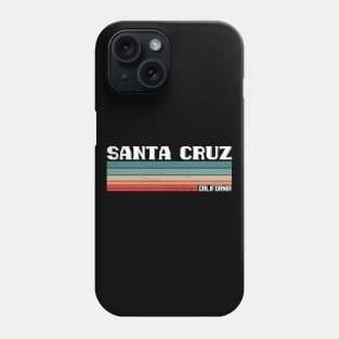 Santa Cruz California Retro Vintage Sunset Phone Case