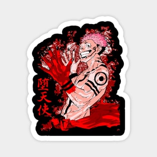 Sukuna King of Curses in Blood -Jujutsu Kaisen Magnet