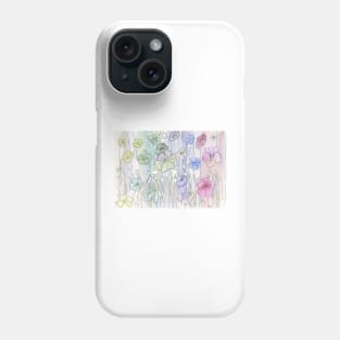 Floral Watercolour Collage 2 Phone Case