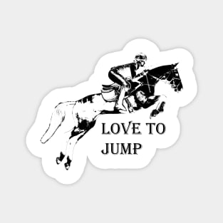 Love To Jump Magnet