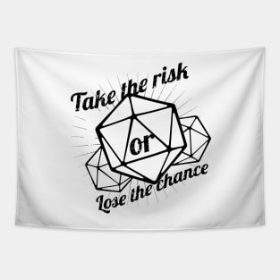 Pen and Paper Dice Quote Tapestry