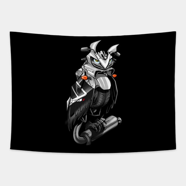 Honda CBR F4i Owl Tapestry by MOTORIND