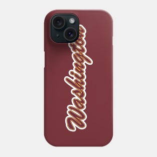 Football Fan of Washington Phone Case