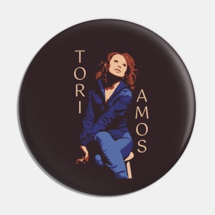 Redhead Queen Tori Amos Pin