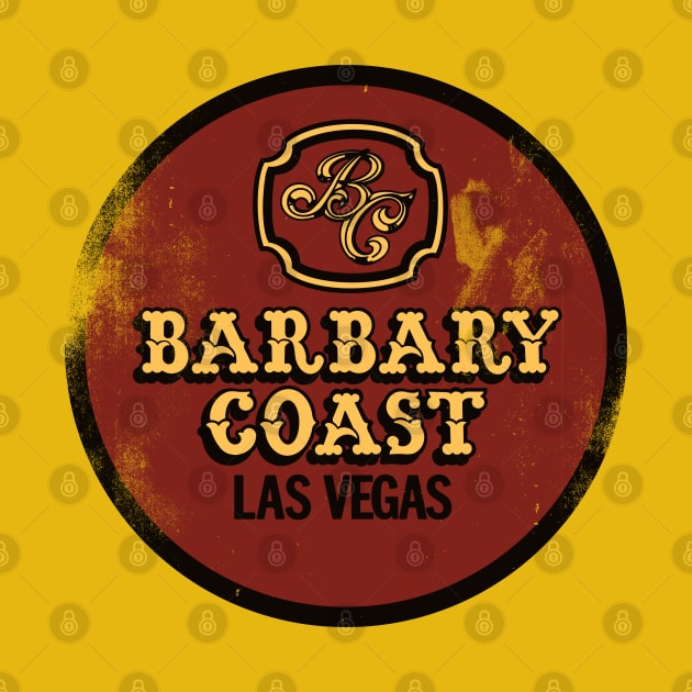 Retro Vintage Barbary Coast Casino Las Vegas by StudioPM71