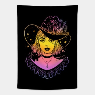 Fly agaric witch Tapestry