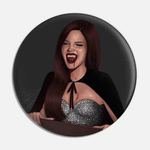 Lana Vampire Pin by thelamehuman