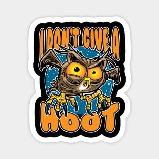 I Don't Give A Hoot Owl Magnet