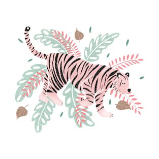 Mint and pink tiger T-Shirt