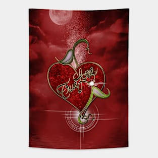 Wonderful elegant heart Tapestry