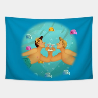 a little gay under the sea celebration Tapestry