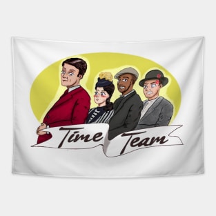 Time Team v2 (Yellow) Tapestry