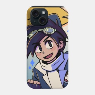 vaporwave anime aesthetic video game ethan luugia Phone Case