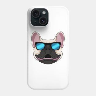 French Bulldog with Sunglasses Phone Case