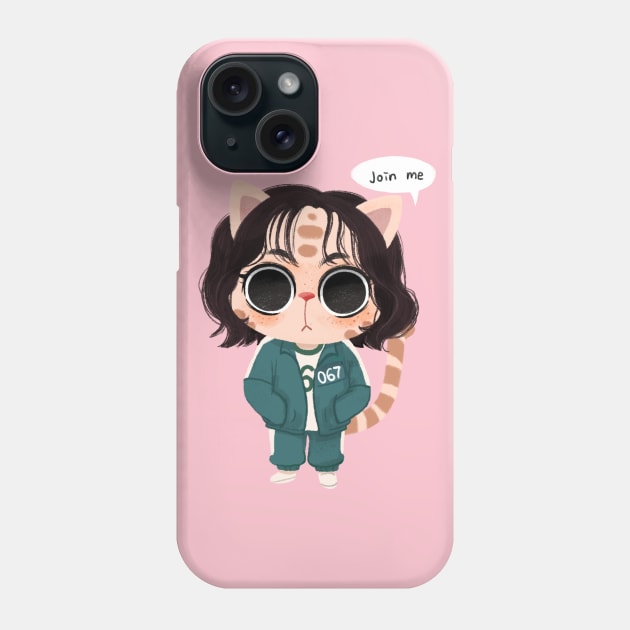 Sae Byeok Cat Phone Case by BBvineart