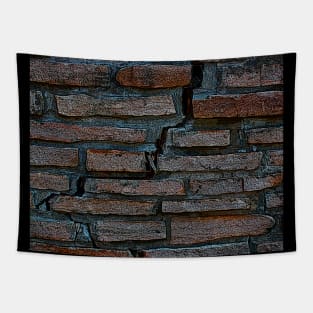 Brick Wall Design Tapestry