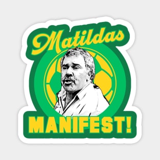 Matildas Manifest - Democracy Manifest Football Soccer Australia Magnet