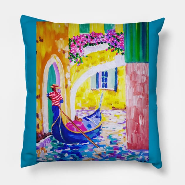 Venice,Italy Pillow by Oregon333