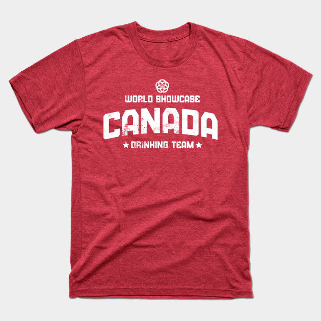 Disover World Showcase Drinking Team - Canada - Drinking Around The World - T-Shirt