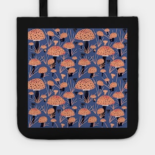 Orange Fly Agaric Mushroom Pattern Tote