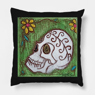 Tribal Skull Pillow