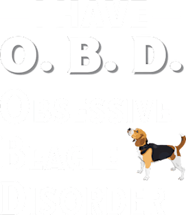 I Have OBD Obsessive Beagle Disorder Magnet