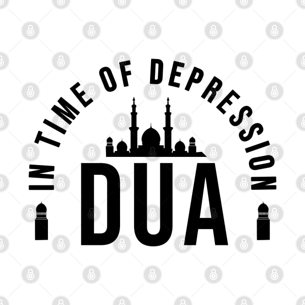 In time of depression, dua! by moslemme.id