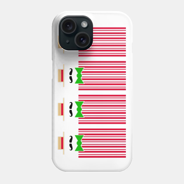 Christmas Dappers Phone Case by old_school_designs