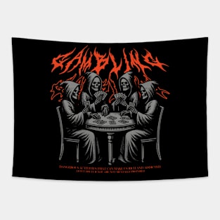 Grim Reaper Gambling Tapestry